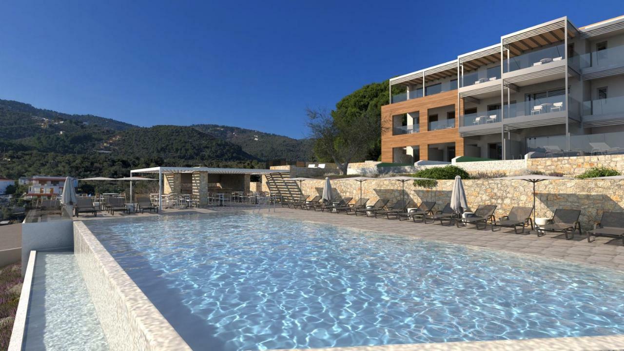 Amira Aparthotel Skiathos stad Exteriör bild